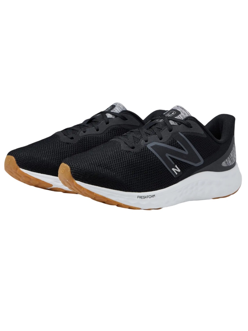 New New Balance Men's Black Fresh Foam Athletic Shoes with Gum Outsole Size 9.5